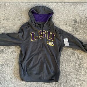 Colosseum Purple and Gray Men's Hoodie